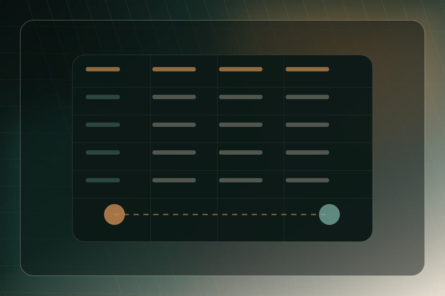 Abstract database table schema representing a WordPress dbDelta custom table migration.