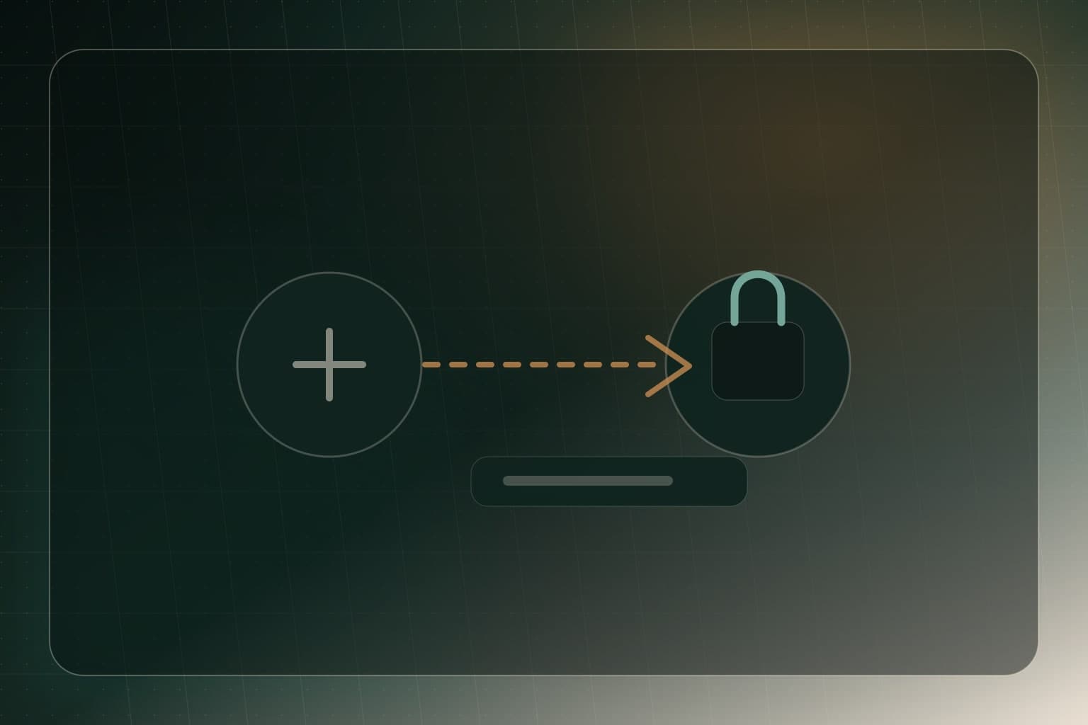 Abstract secured webhook request flow with HMAC lock verification.