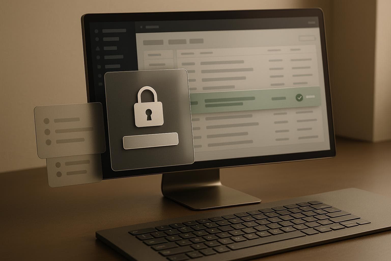Premium editorial workstation showing WordPress object-level permissions and protected content access.
