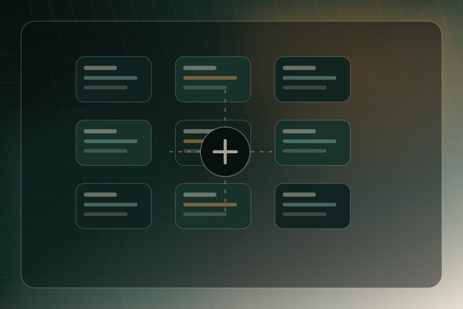 Abstract block editor grid representing a WordPress block.json custom block.