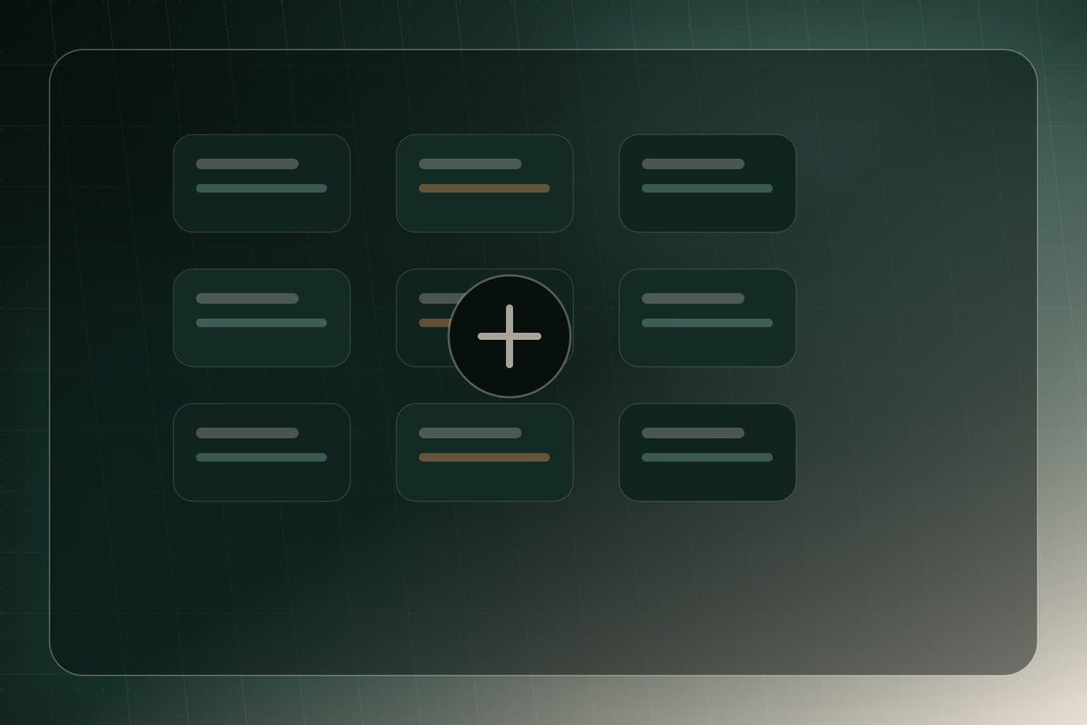 Abstract grid of reusable editor layout blocks representing WordPress block patterns.