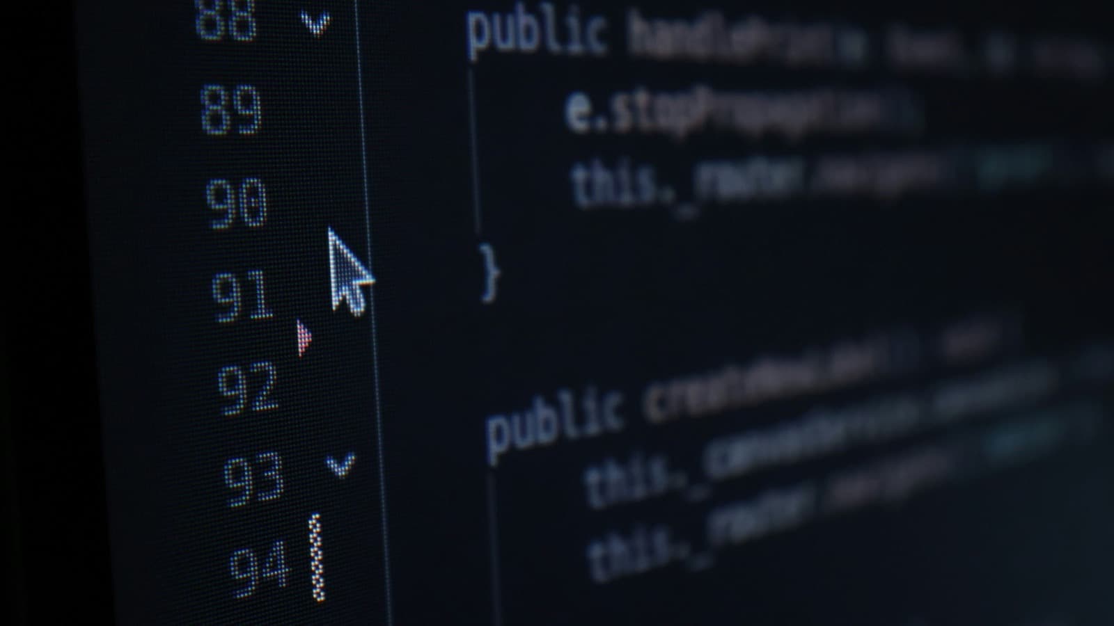 Close-up of code editor screen representing WordPress plugin vulnerability response.
